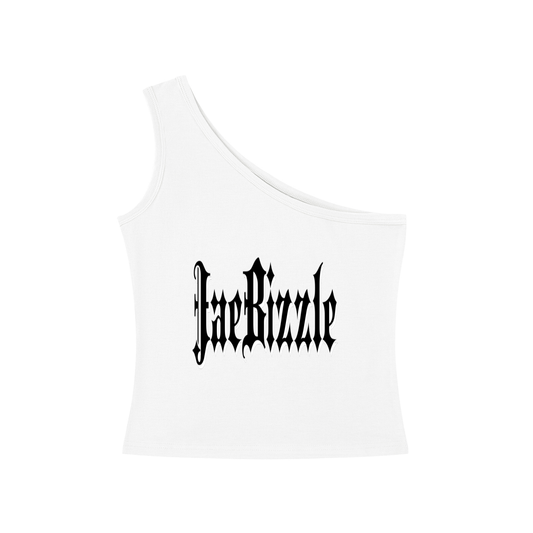 JaeBizzle Women's One-Shoulder Crop T-Shirt