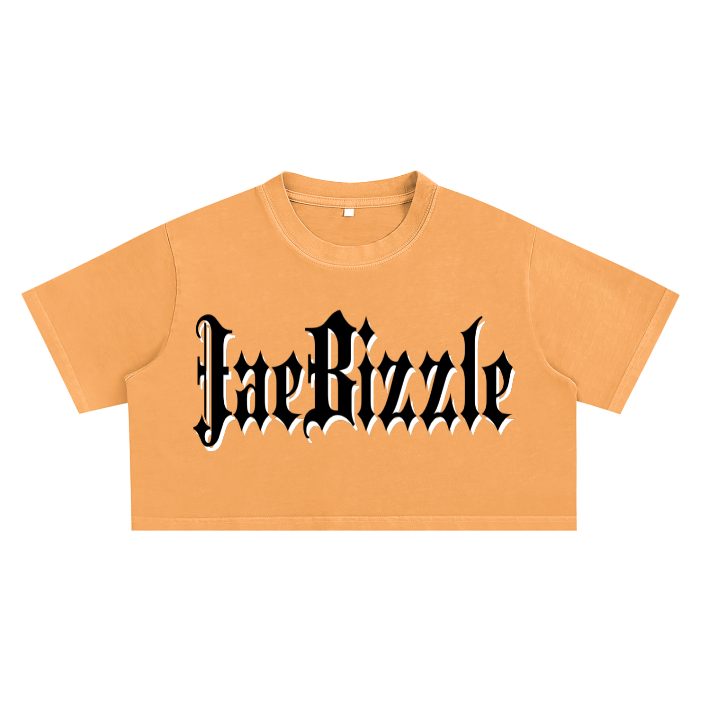 JaeBizzle Snow Washed Crop Top