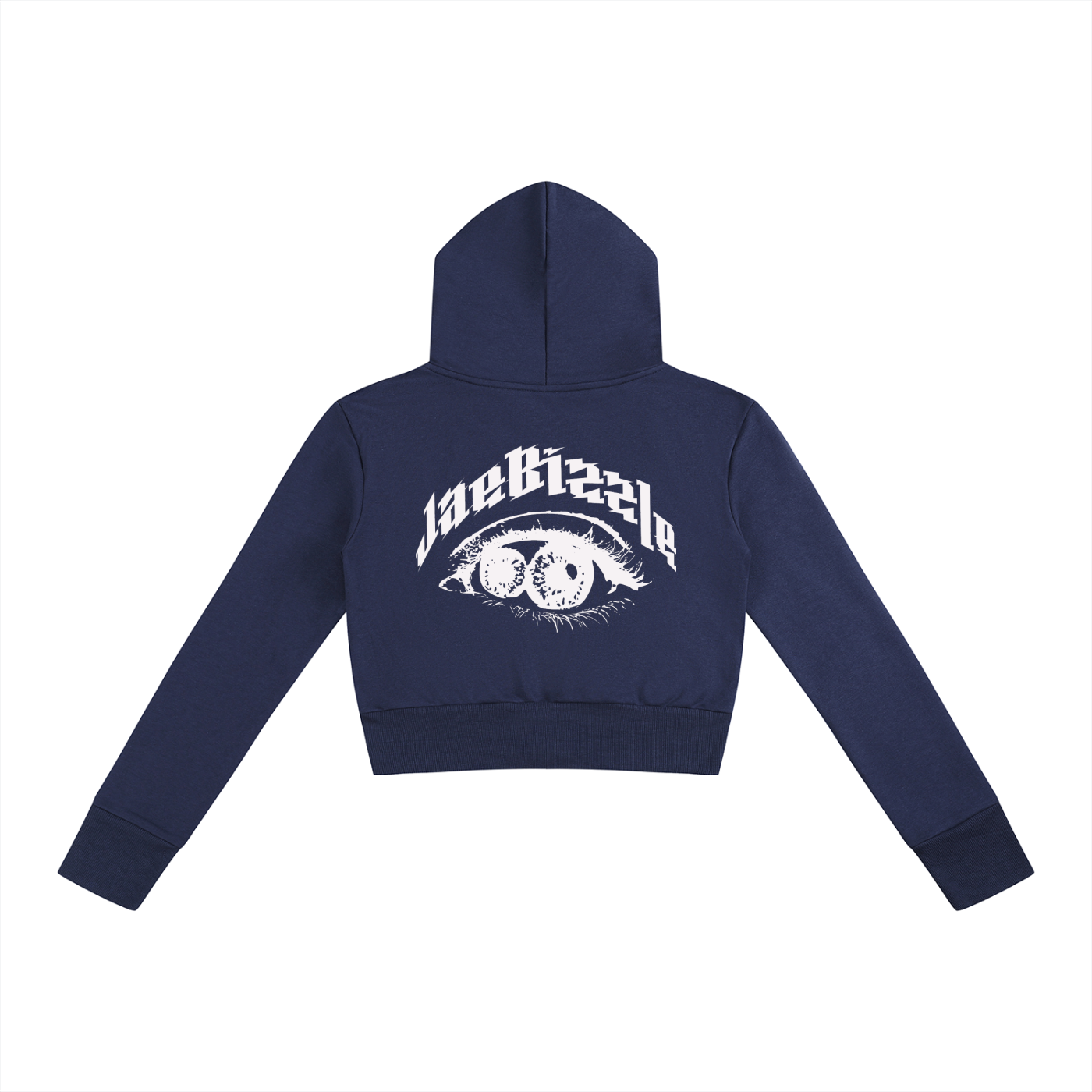 JaeBizzle Slim Crop Full Zip Hoodie