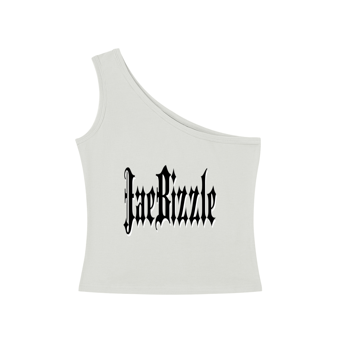 JaeBizzle Women's One-Shoulder Crop T-Shirt