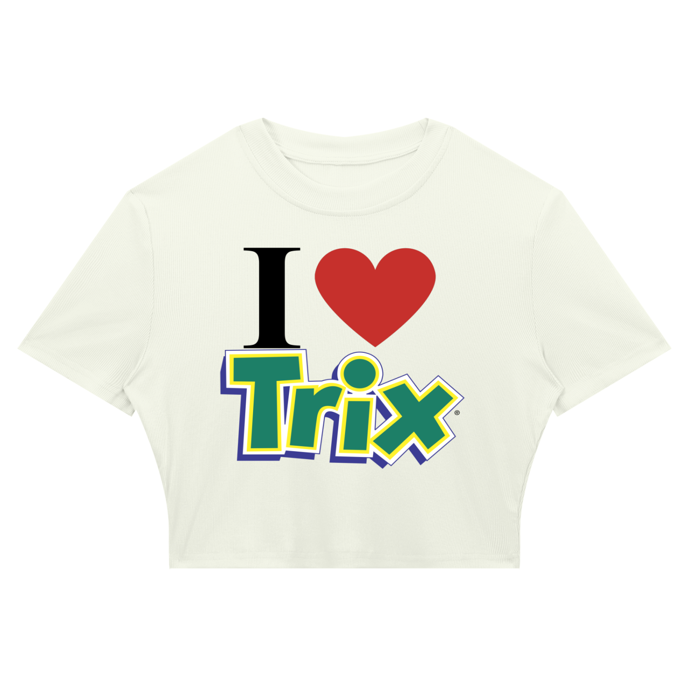 JaeBizzle “ I love Trix” Crop T-Shirt