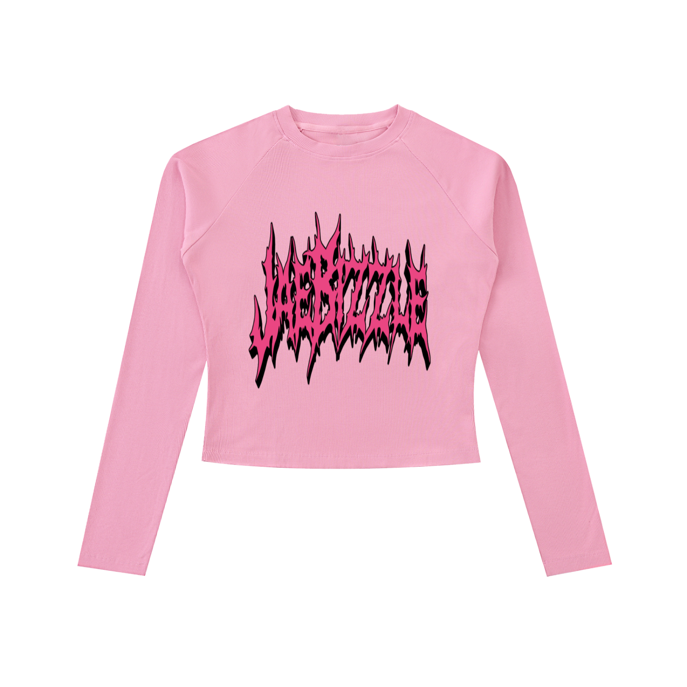 Dyed Washed Raglan Long Sleeve Slim T-Shirt